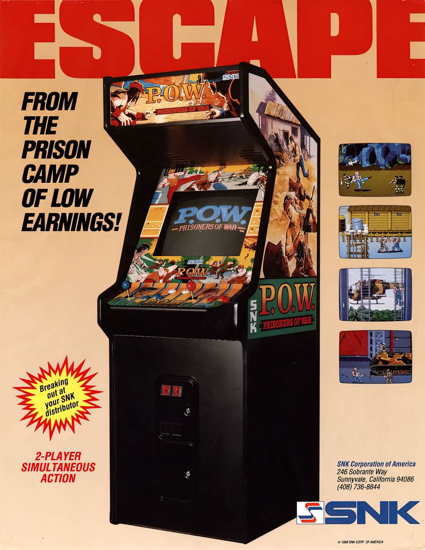 Игровой автомат P.O.W. - Prisoners of War на Аркадных автоматов